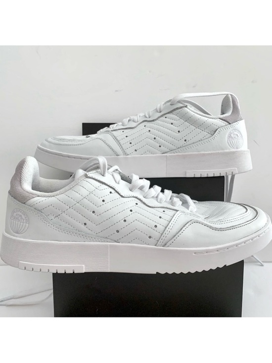 adidas Shoes - ADIDAS Supercourt Leather Sneakers Cloud White Lilac Tennis Athletic Size 10